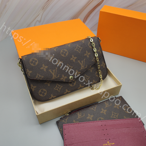 Louis Vuitton 3-in-1 Card Holder Red