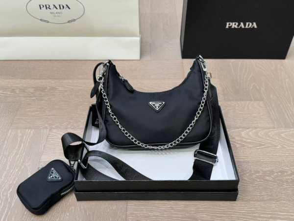 Prada 3-in-1 Crossbody Bag Black
