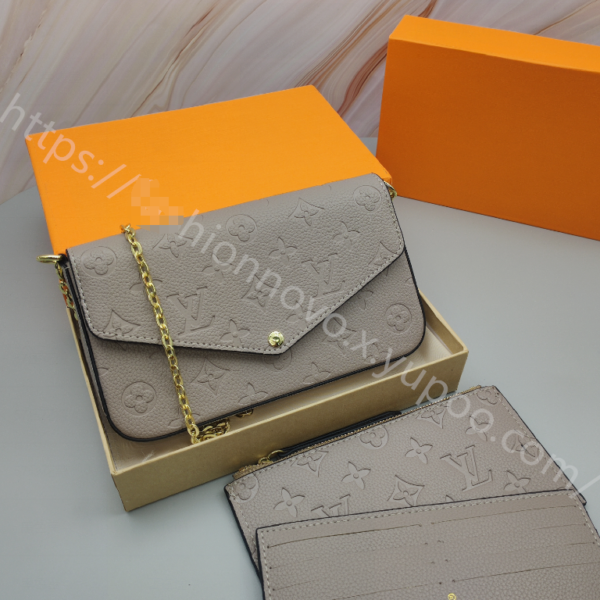 Louis Vuitton 3-in-1 Card Holder Embossed