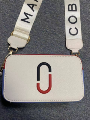 Marc Jacobs Camera Bag White Red