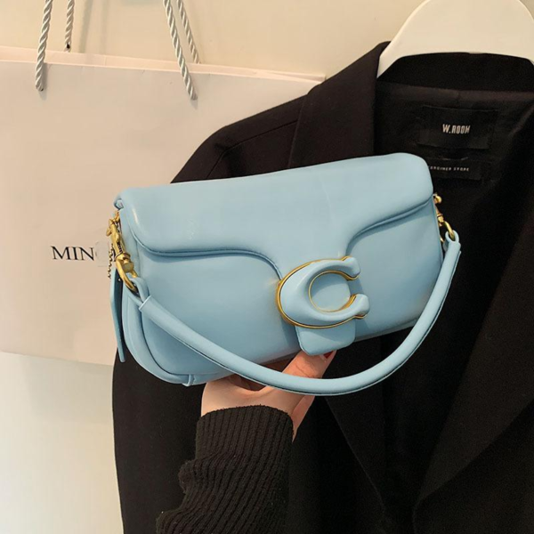 Coach Shoulder Bag Small Light Blue