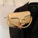 Coach Shoulder Bag Small Gold