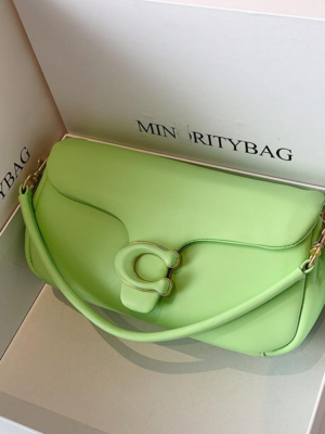 Coach Shoulder Bag Large Light Green