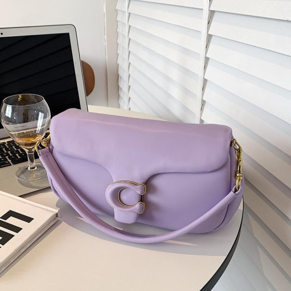 Coach Shoulder Bag Large Purple