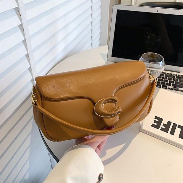 Coach Shoulder Bag Large Brown