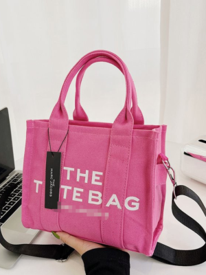 Marc Jacobs Canvas Tote Bag Canvas Pink