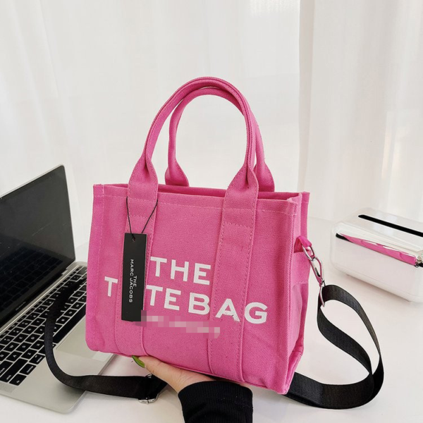 Marc Jacobs Canvas Tote Bag Canvas Pink