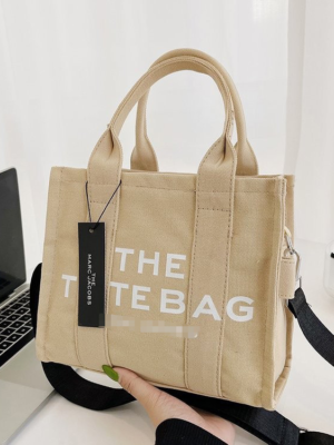 Marc Jacobs Canvas Tote Bag Canvas Khaki