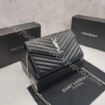 YSL Envelope Bag Black