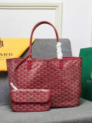 Goyard Tote Bag Wine Red