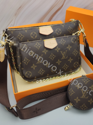 Louis Vuitton Mahjong 3-Piece Set Brown