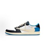 Air Jordan 1 Low Travis Scott Fragment White Blue Black Top Version
