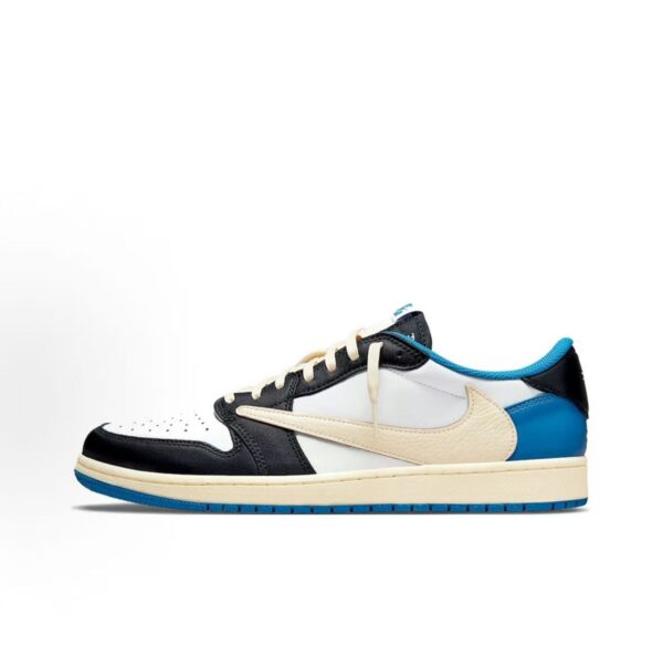Air Jordan 1 Low Travis Scott Fragment White Blue Black Top Version