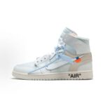 Off-White x Air Jordan 1 High White Euro Top Version