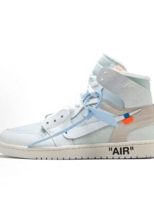 Off-White x Air Jordan 1 High White Euro Top Version