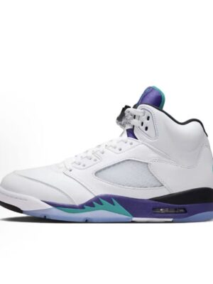 Air Jordan 5 Retro White Purple HQ7978-100