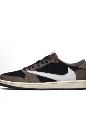 Air Jordan 1 Low Travis Scott Dark Mocha Brown Black Shoes