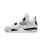Air Jordan 4 Retro Military Black White Shoes High Version