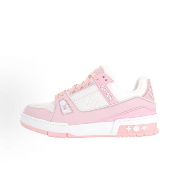Louis Vuitton Trainer Sneaker Pink White 1AA6W5